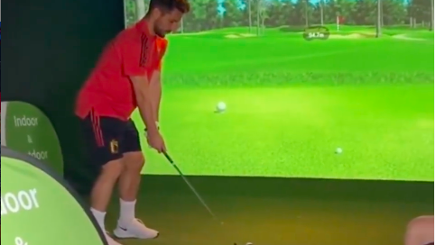 Golf fans react as Belgian footballer Dries Mertens PLAYS GOLF at Euro 2020
